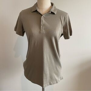 5.11 Tactical Short Sleeve Uniform Collared Polo Shirt - tan jersey